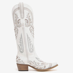 Aurelia - Rhinestone Embellished Cowgirl Boots with Sparkling Elegance