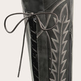 Ross - Over-the-Knee Cowgirl Boots with Adjustable Calf Fit and Back Lace-Up Detailing