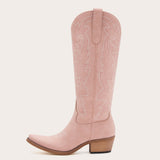 Molly Wood - Embroidered Cowgirl Boots with Soft Western Charm