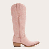 Molly Wood - Embroidered Cowgirl Boots with Soft Western Charm