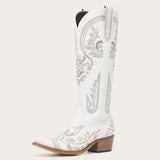 Aurelia - Rhinestone Embellished Cowgirl Boots with Sparkling Elegance