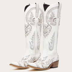 Aurelia - Rhinestone Embellished Cowgirl Boots with Sparkling Elegance