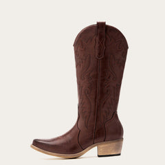 Della - Embroidered Cowgirl Boots with Classic Western Charm