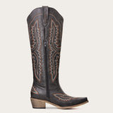 Josie - Bold Embroidered Cowgirl Boots with Western Charm